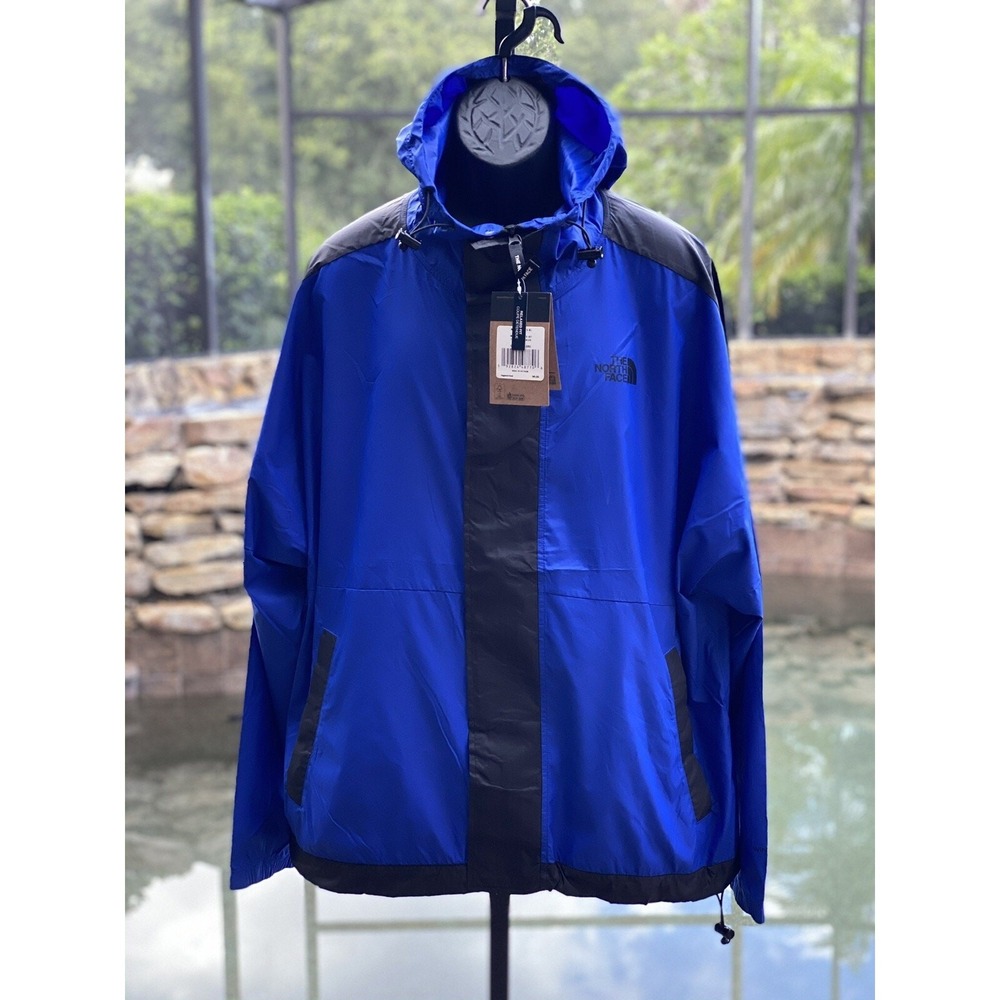 The North Face Yung Blade Windbreaker Jacket Men's XL - Blue/Black, New